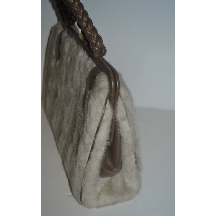 Vintage Faux Fur Purse By Happy Landing 