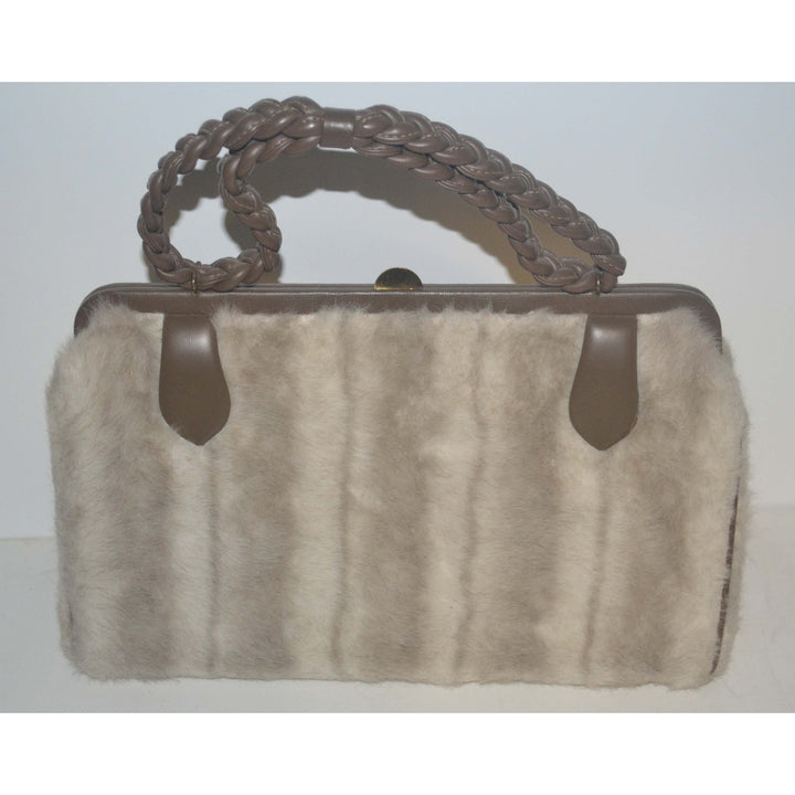 Vintage Faux Fur Purse By Happy Landing 