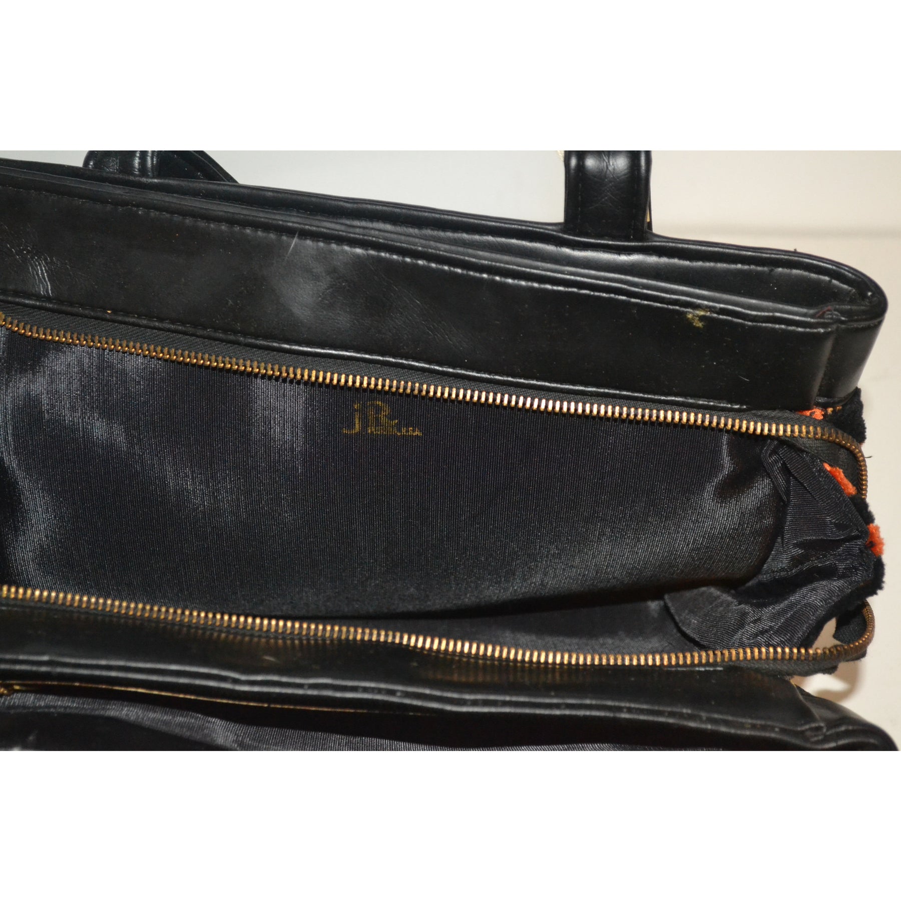 Vintage Julius Resnick Purse/ Retro Black Purse/ Vintage pocketbook/ Black Handbag