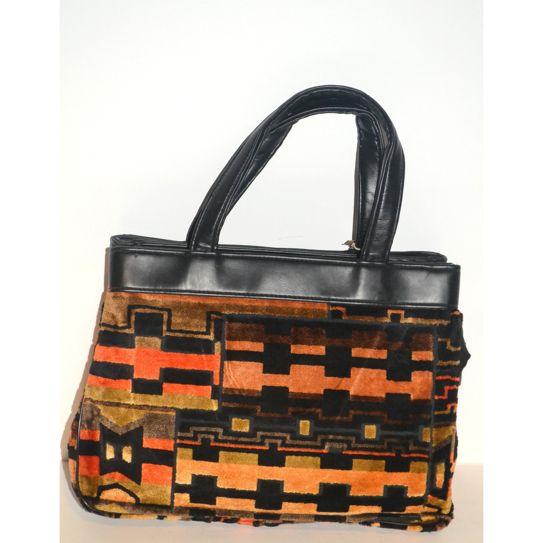 Vintage Julius Resnick Handbag, great fabric, JR purse