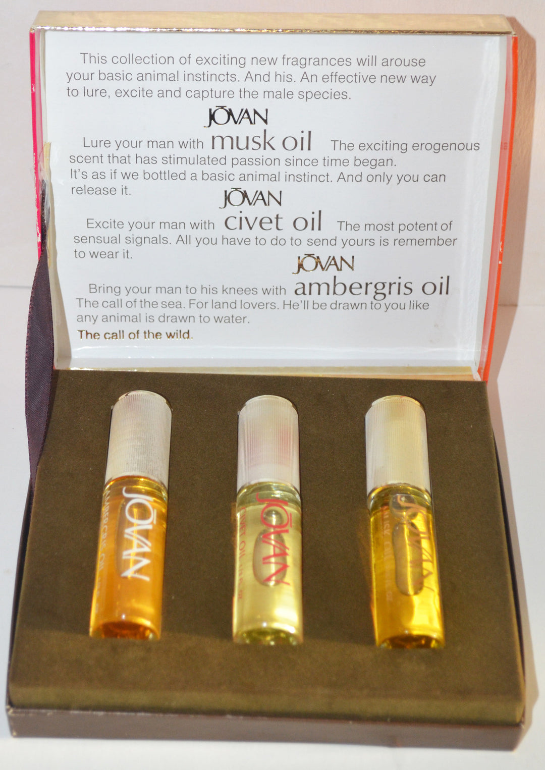 The Hunting Kit- Musk Oil, Civet Oil, Ambergris Oil By Jovan