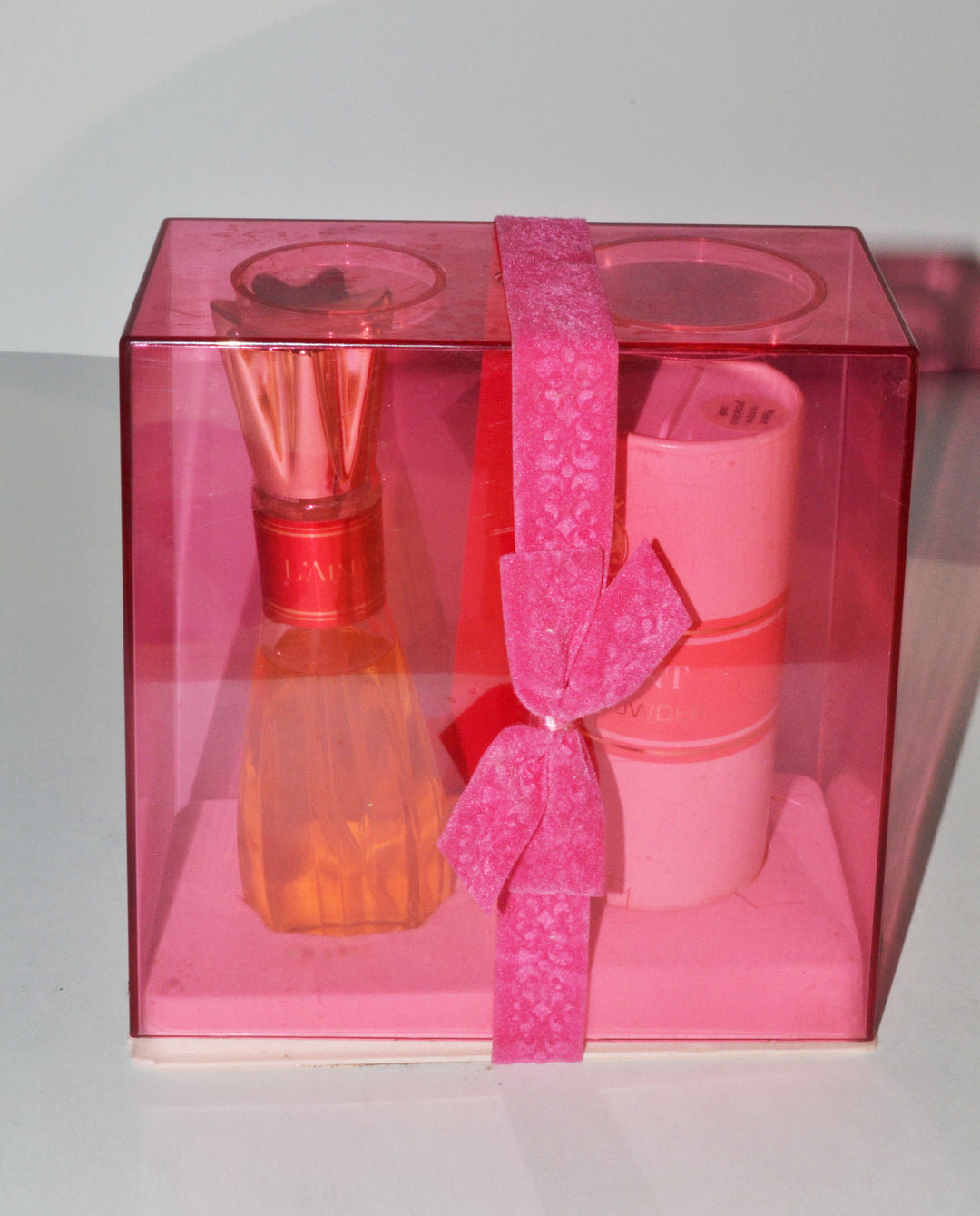 Vintage L’Aimant Fragrance & Powder Set By Coty