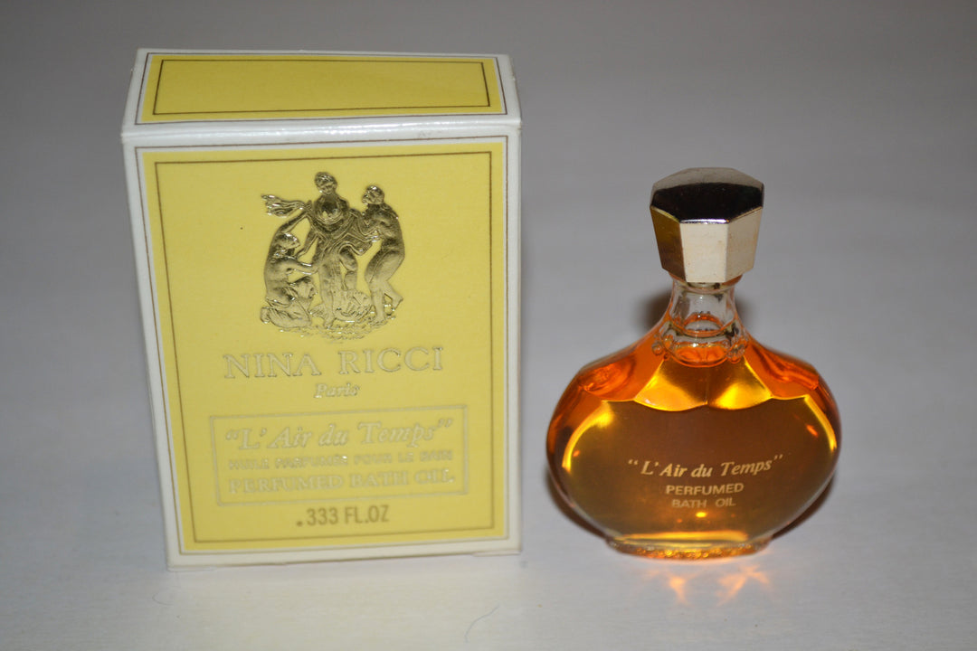 Vintage L’air Du Temps Perfumed Bath Oil By Nina Ricci