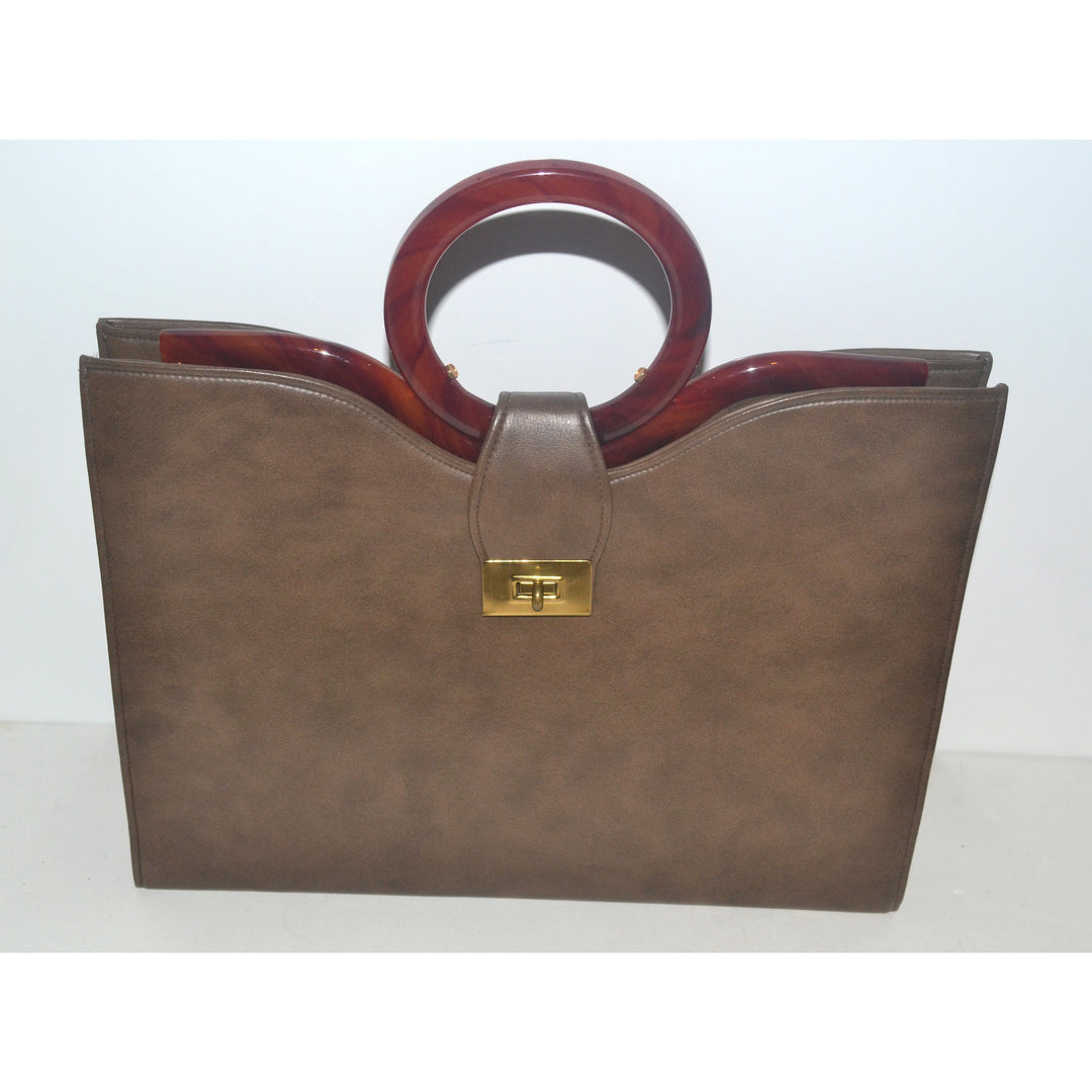 Vintage Structured Handbag by Lou Taylor