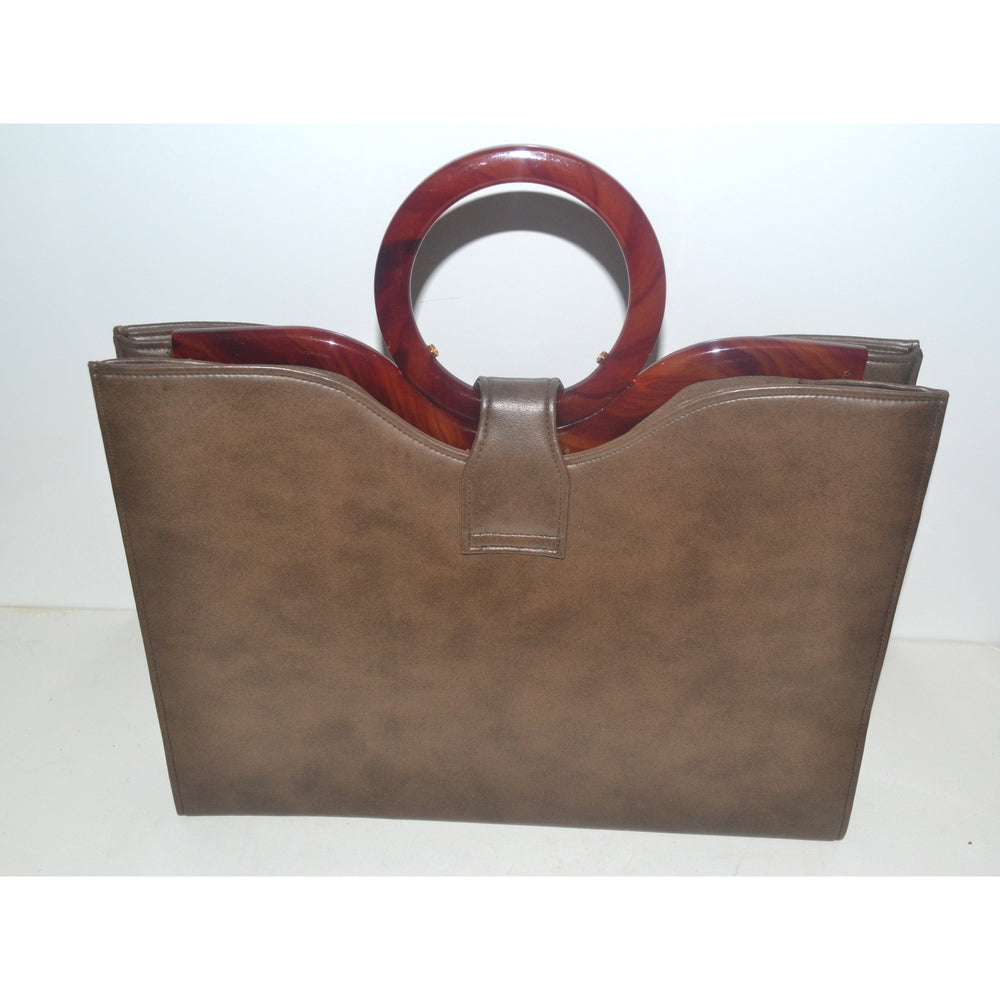 Vintage Structured Handbag by Lou Taylor