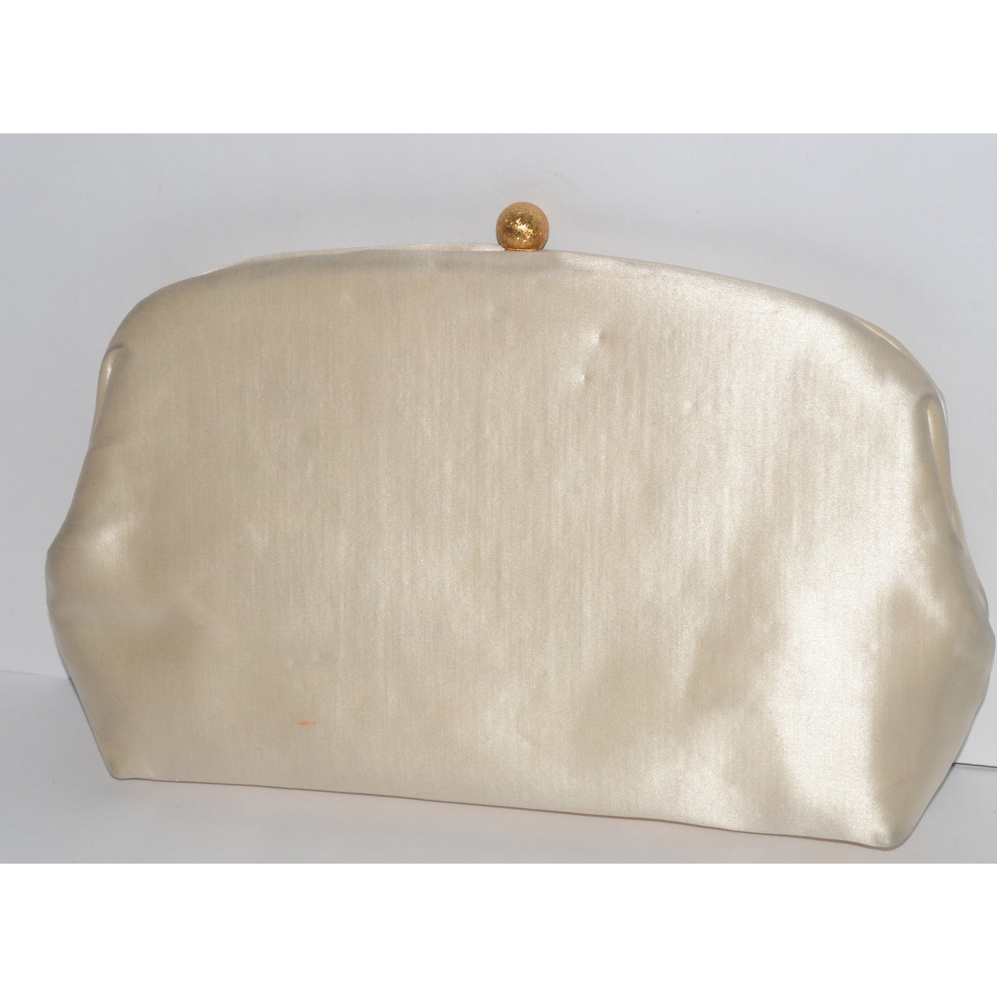 Vintage Bags by Marlo Handbag Evening Clutch Purse Handles Cream Metal Mesh  - Etsy