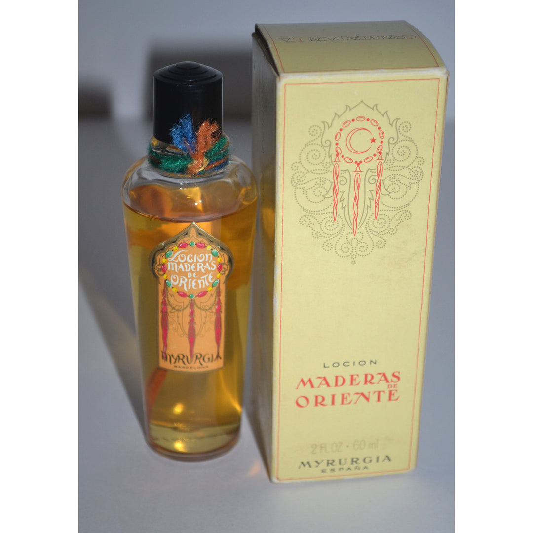 Vintage Myrurgia Maderas De Oriente Lotion