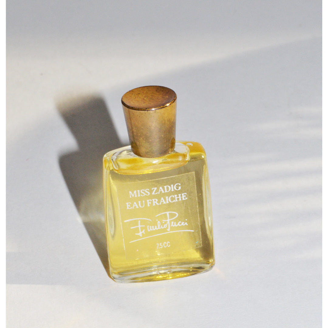 Vintage Miss Zadig Eau Fraiche By Emilio Pucci