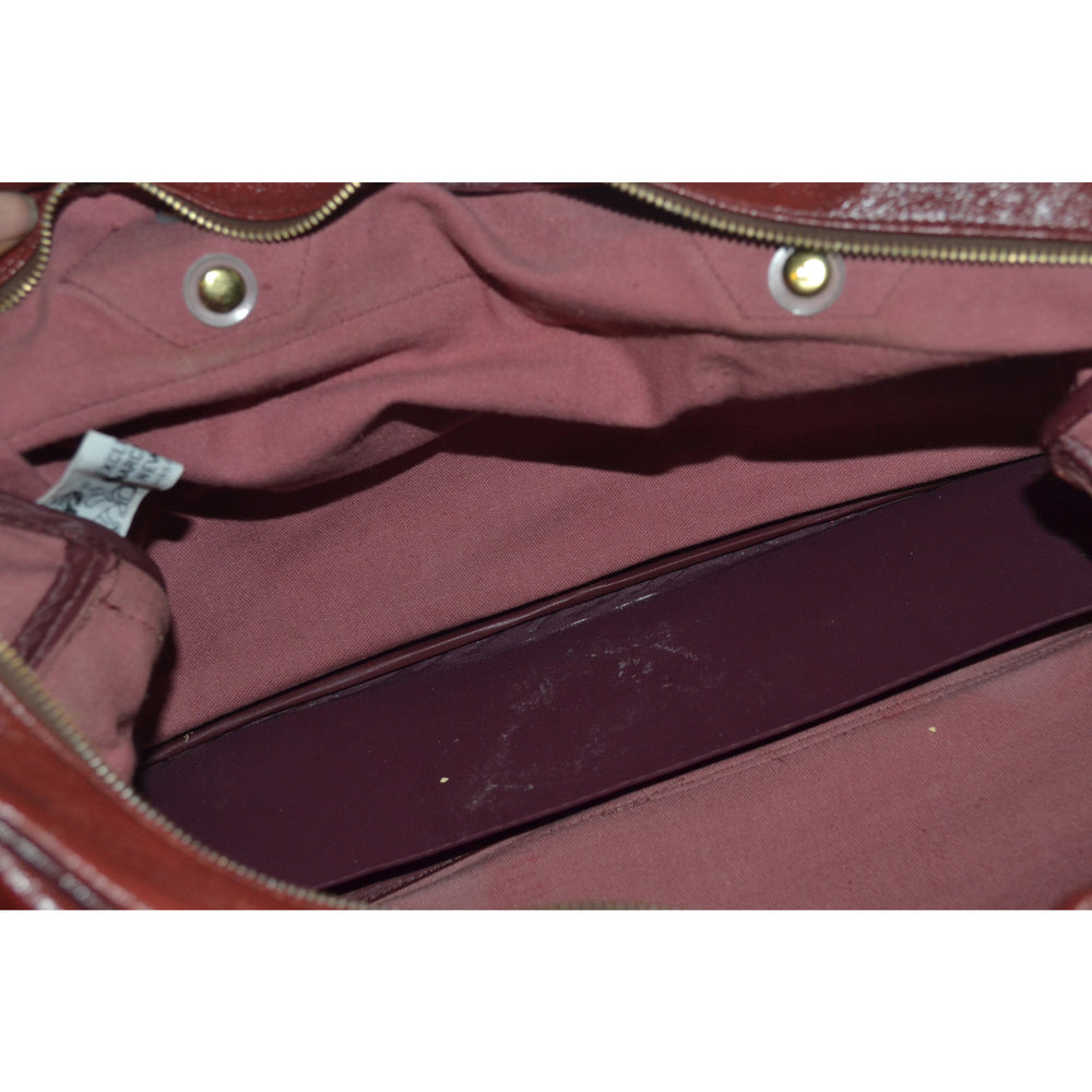 Vintage Burgundy Travel Bag By Monarch Luggage 