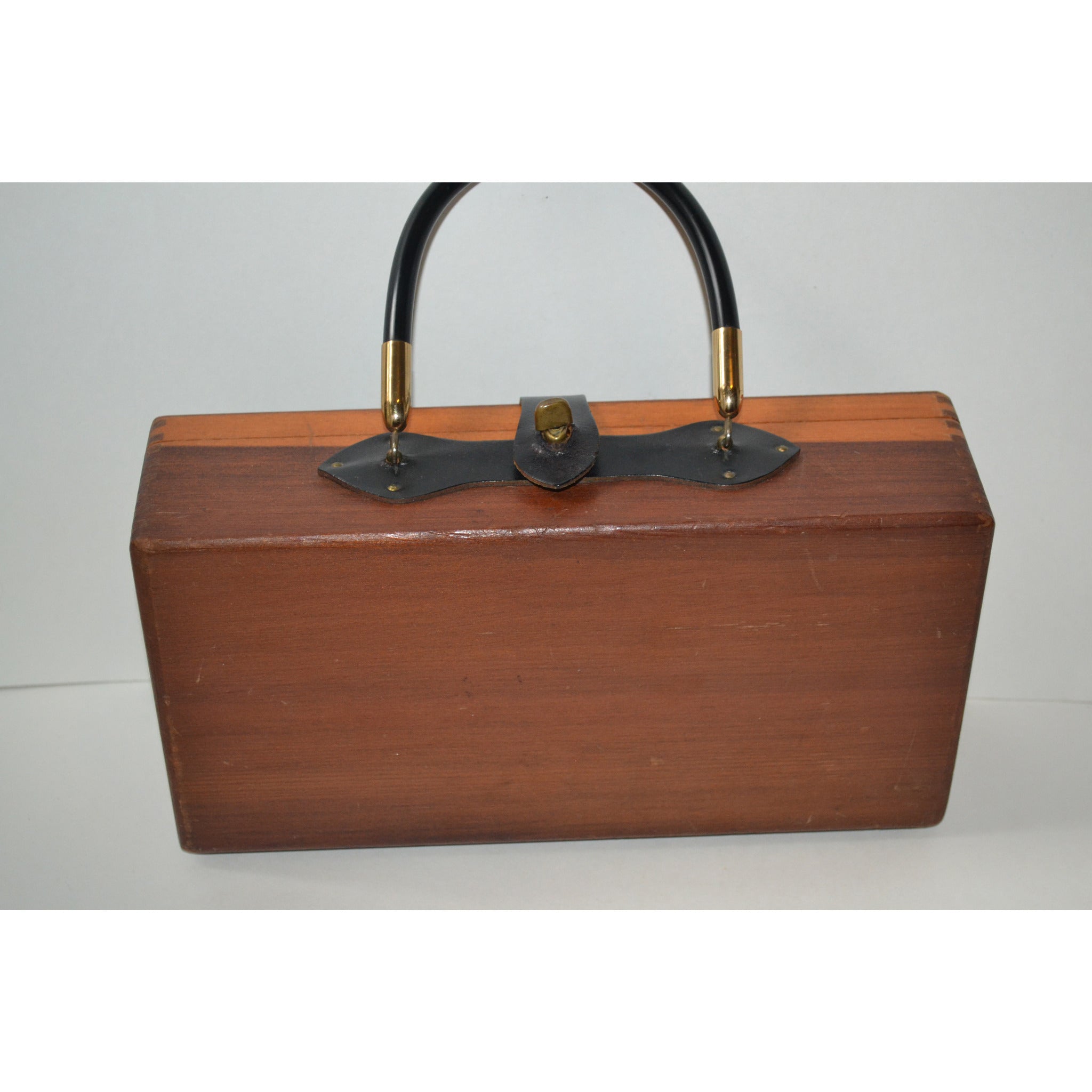 Vintage Money Tree II Wooden Box Purse By Enid Collins