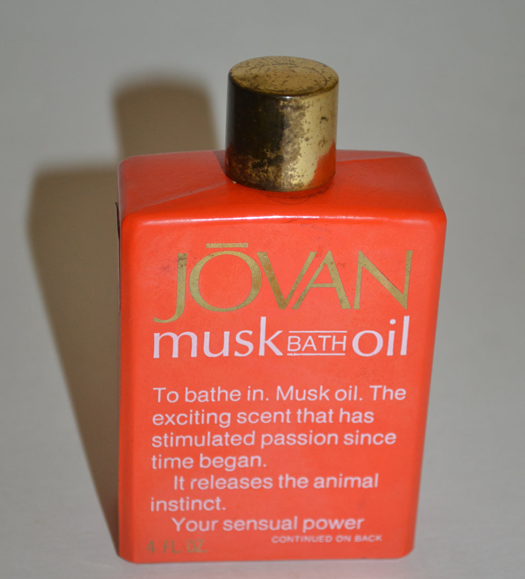 Vintage Musk Bath Oil By Jovan