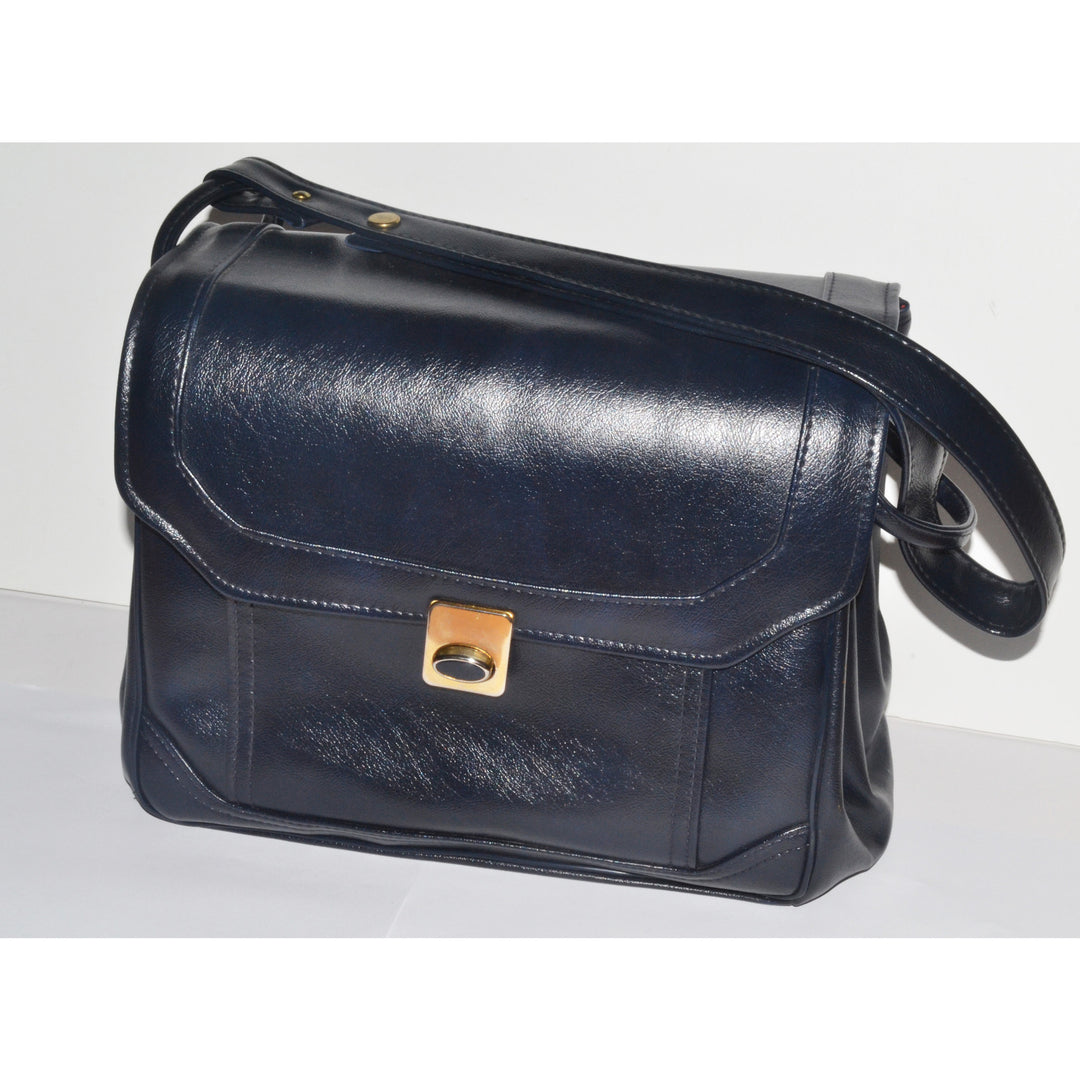 Vintage Navy Square Fashion Purse