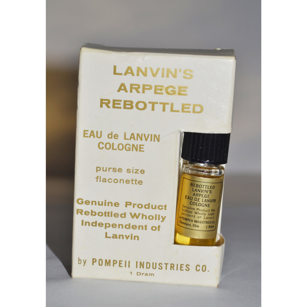 Vintage Arpege Rebottled Cologne By Lanvin