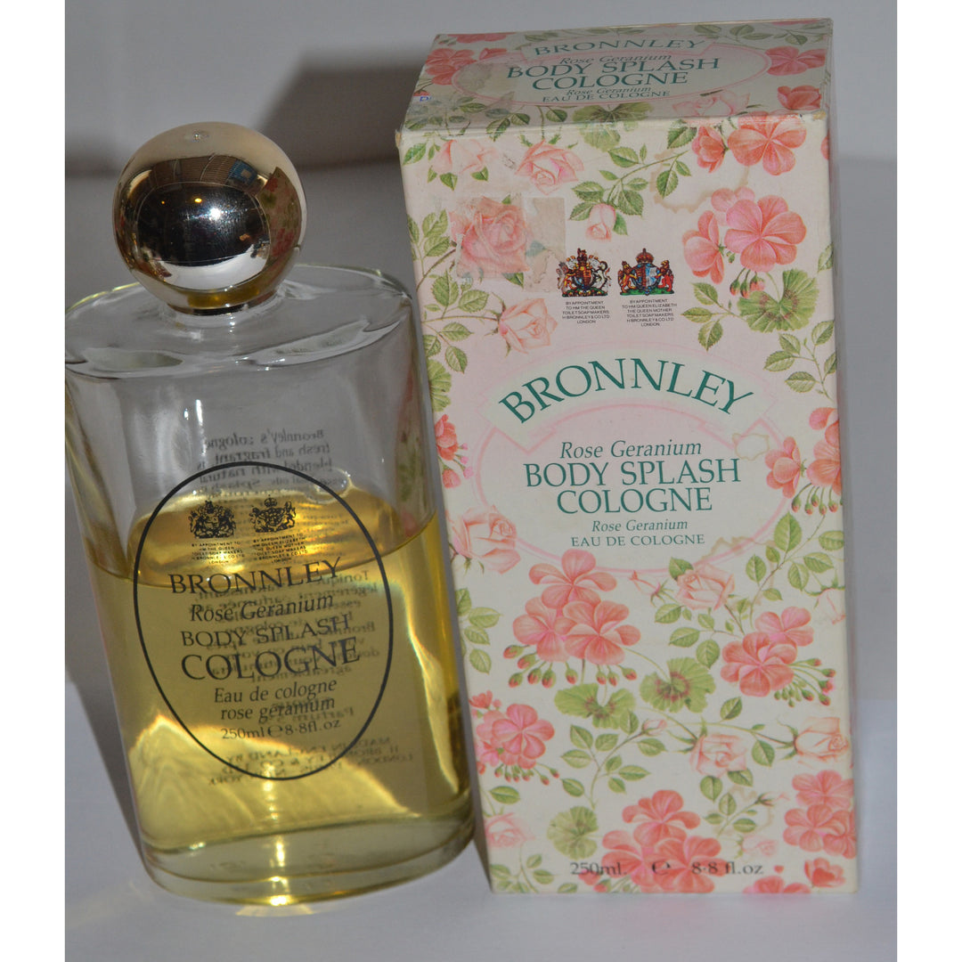 Vintage Rose Geranium Body Cologne By Bronnley 