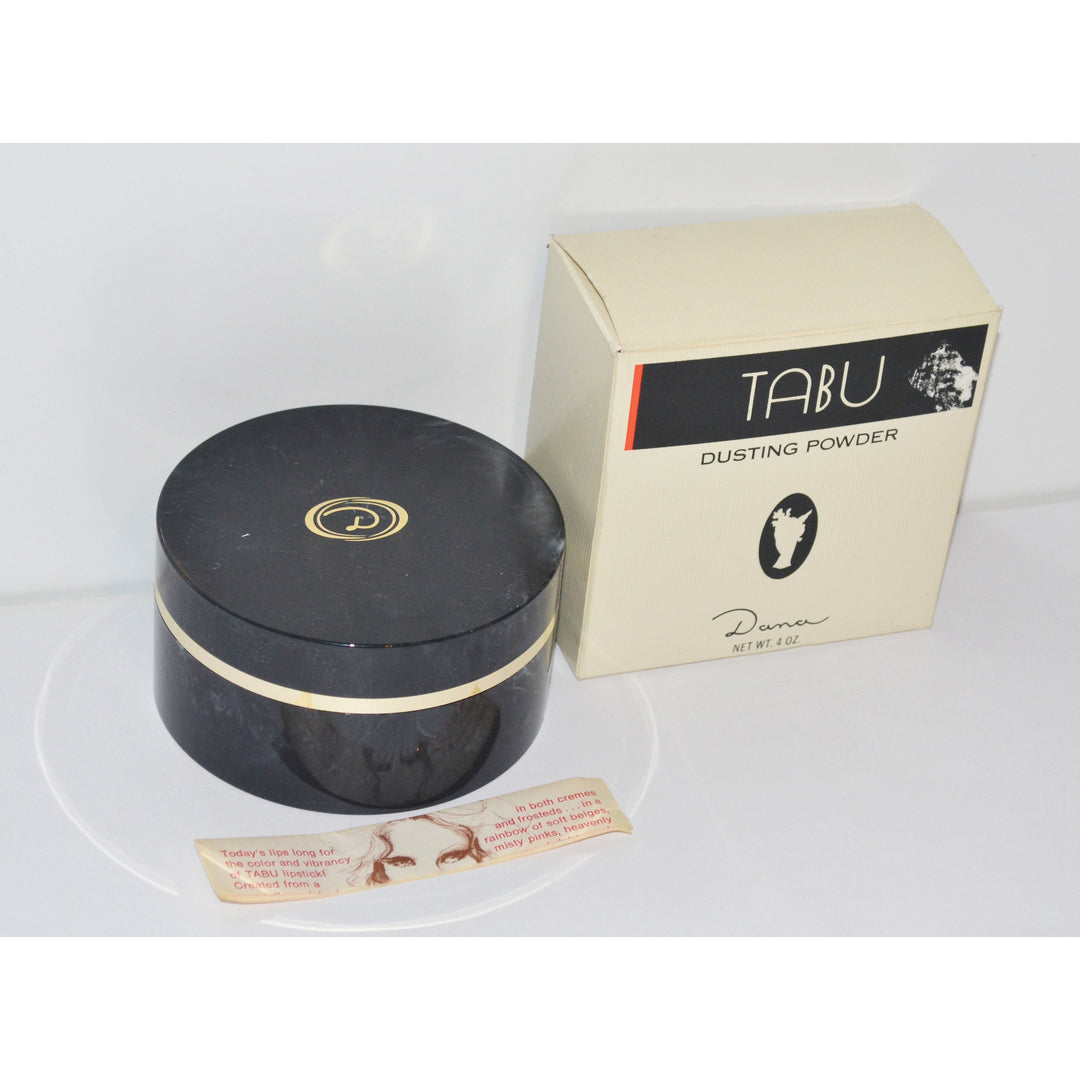 Vintage Tabu Dusting Powder By Dana 