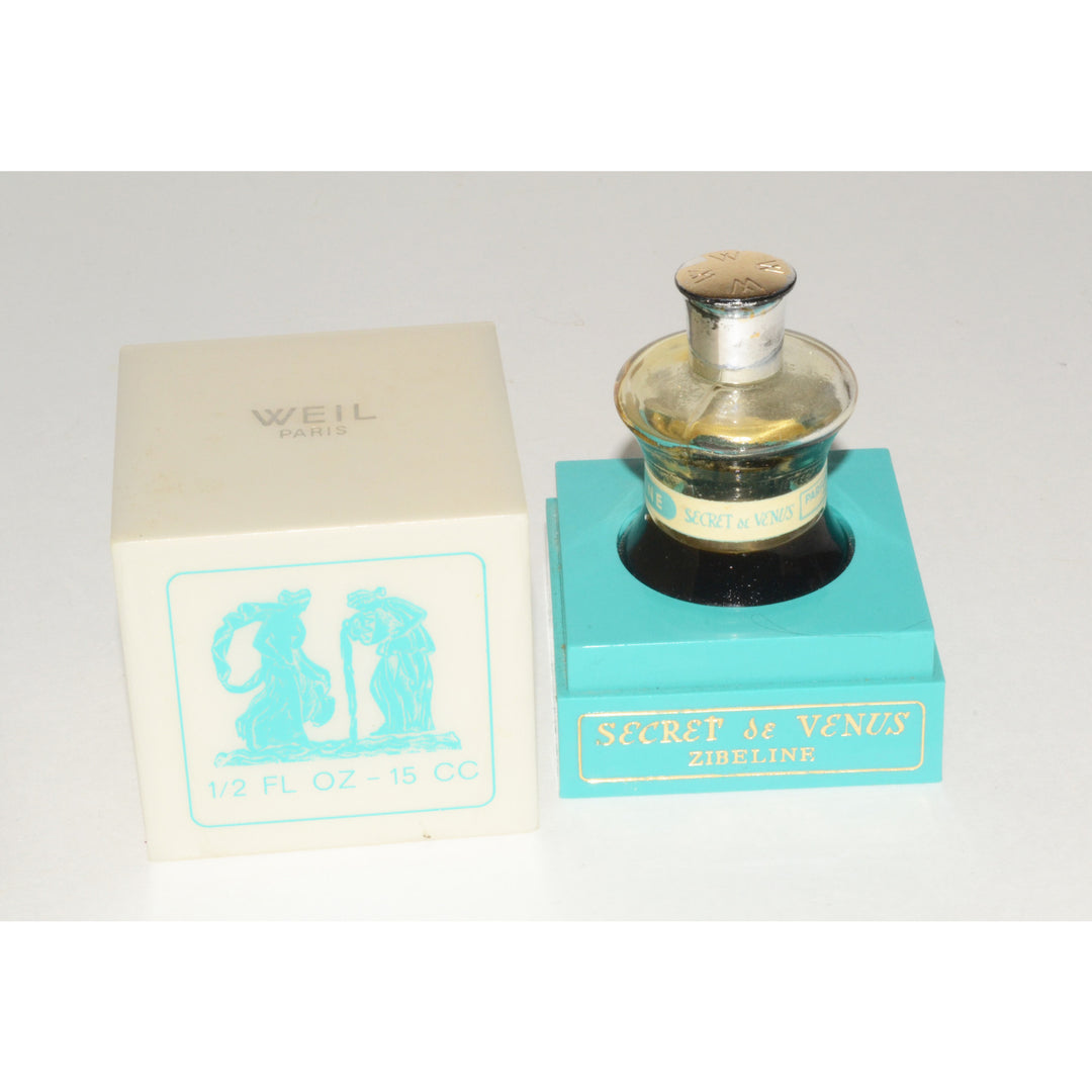 Vintage Weil Secret de Venus Zibeline Bath Perfume Oil