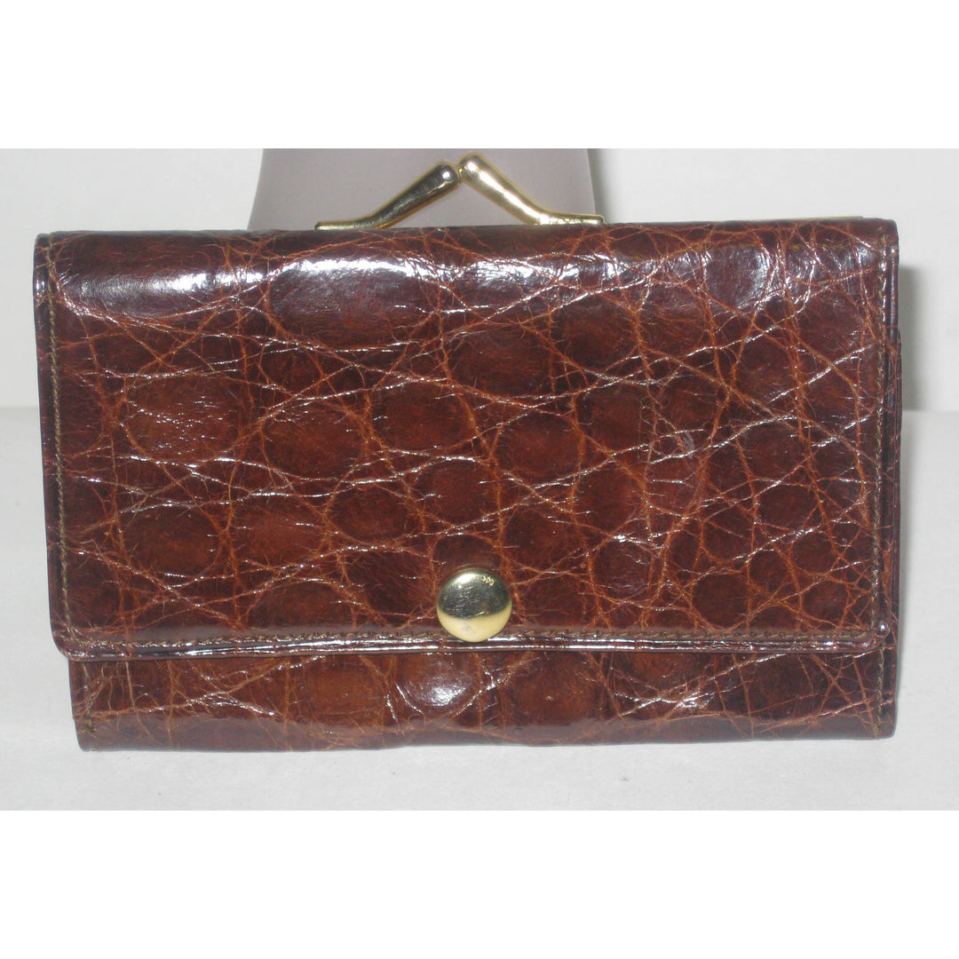 Vintage Alligator Coin Wallet