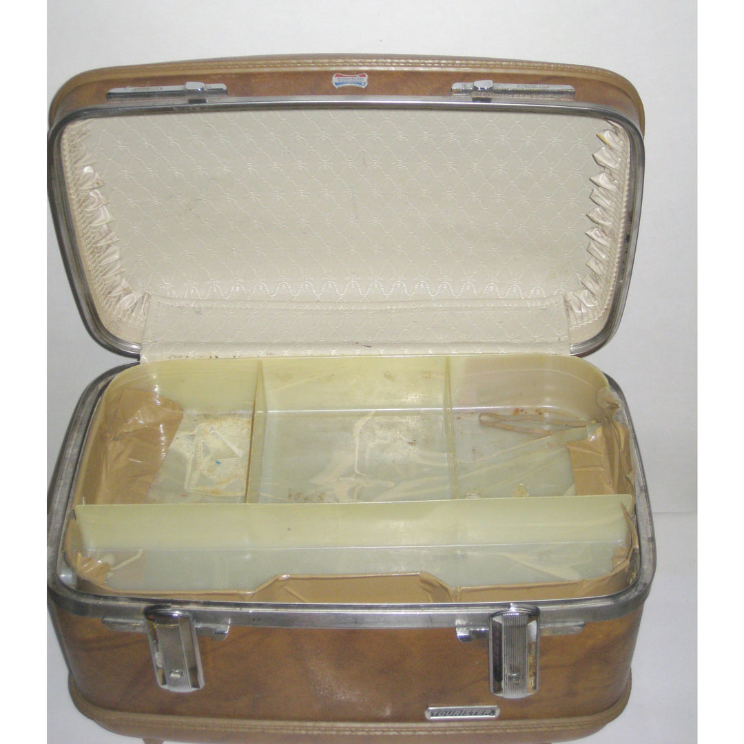 Vintage Brown Traincase By American Tourister 