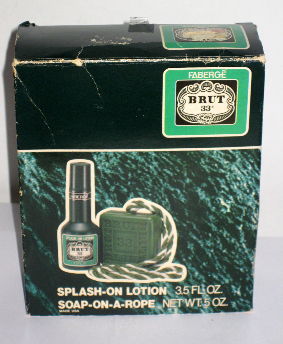 Faberge Brut Splash On Lotion & Soap on the Roap Set