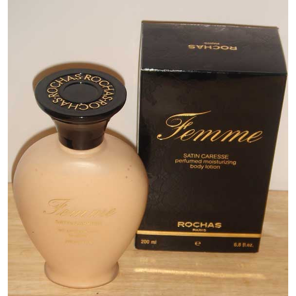 Vintage Rochas Femme Satin Body Lotion