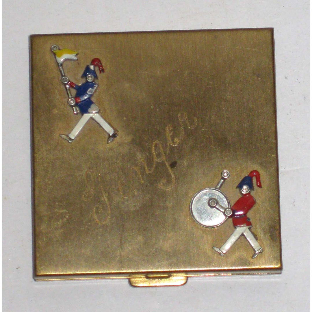 Vintage Marching Band Enamel Compact By Volupte