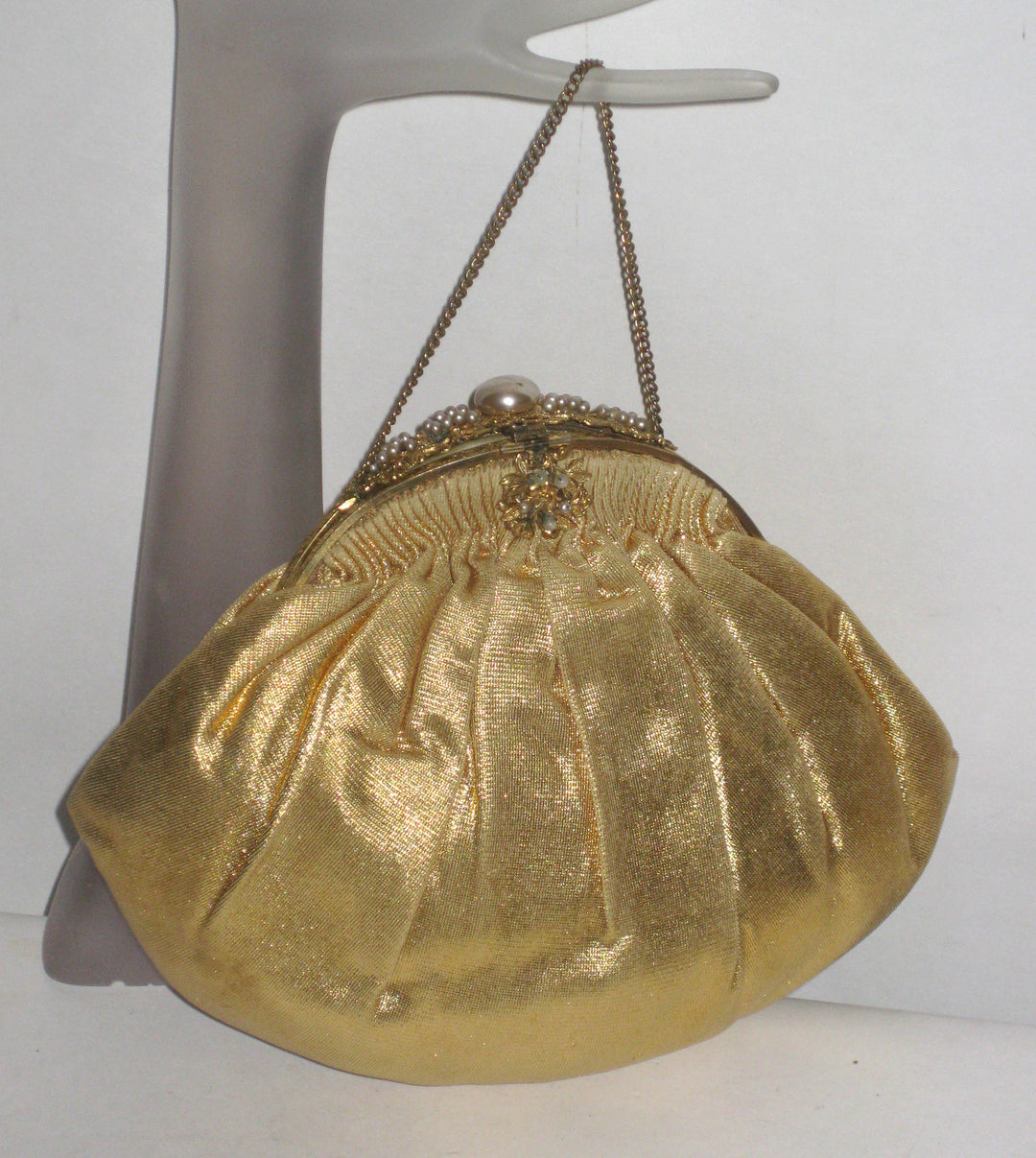 Vintage Ed B Robinson Gold Ornate Framed Evening Purse