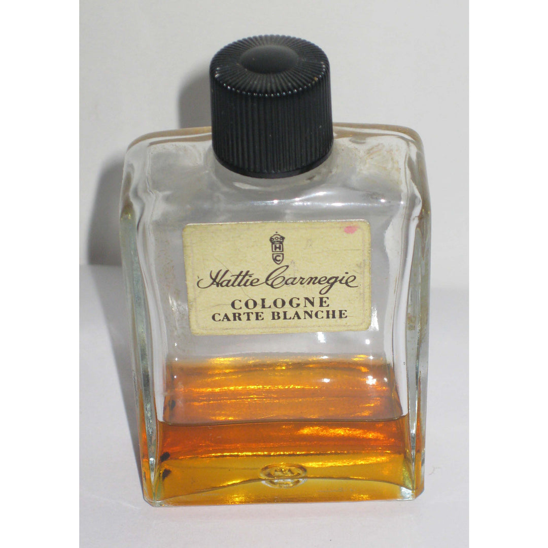 Vintage Carte Blanche Cologne By Hattie Carnegie