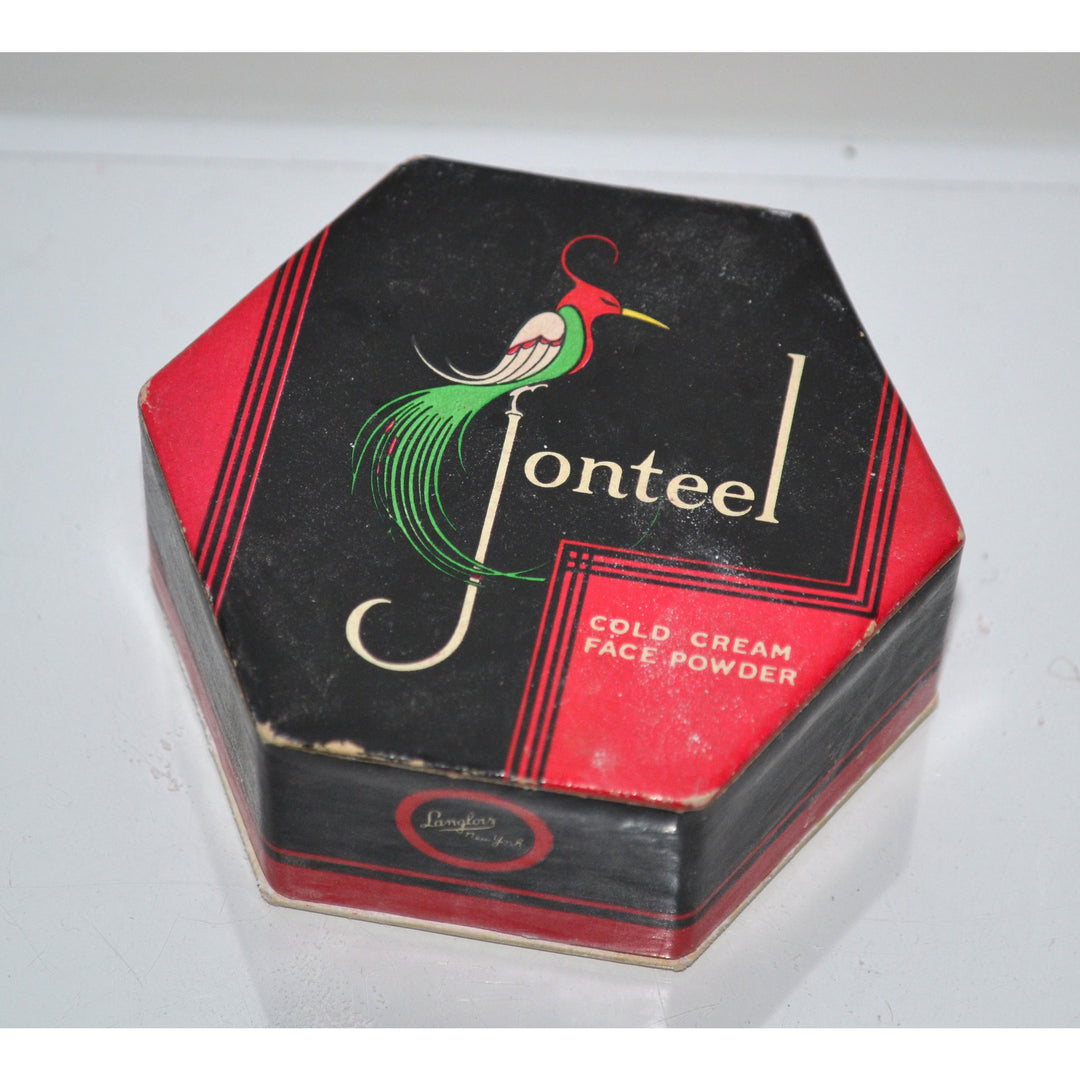 Vintage Jontell Cold Cream Face Powder By Liggett 