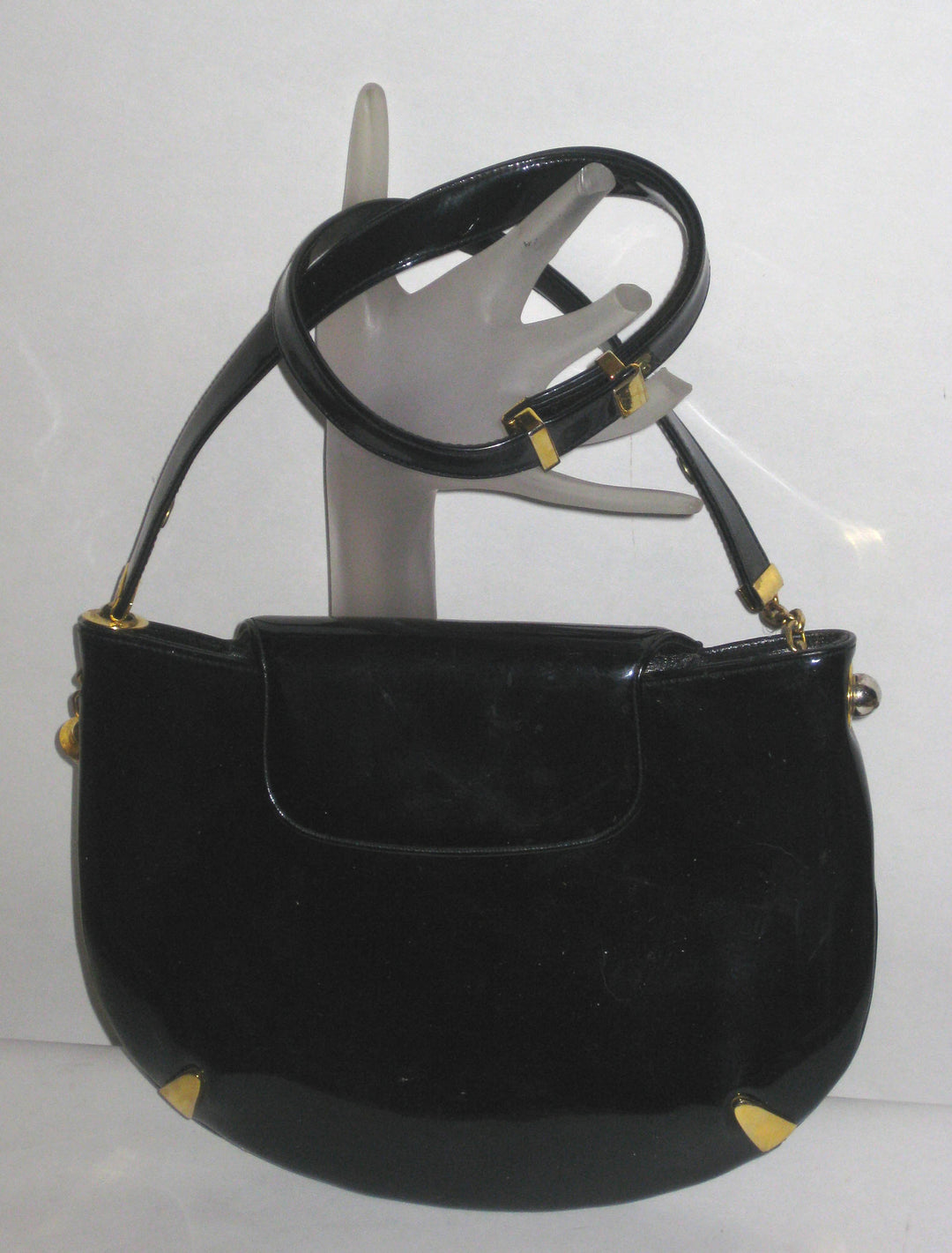 Vintage Koret Patent Leather Shoulder Purse