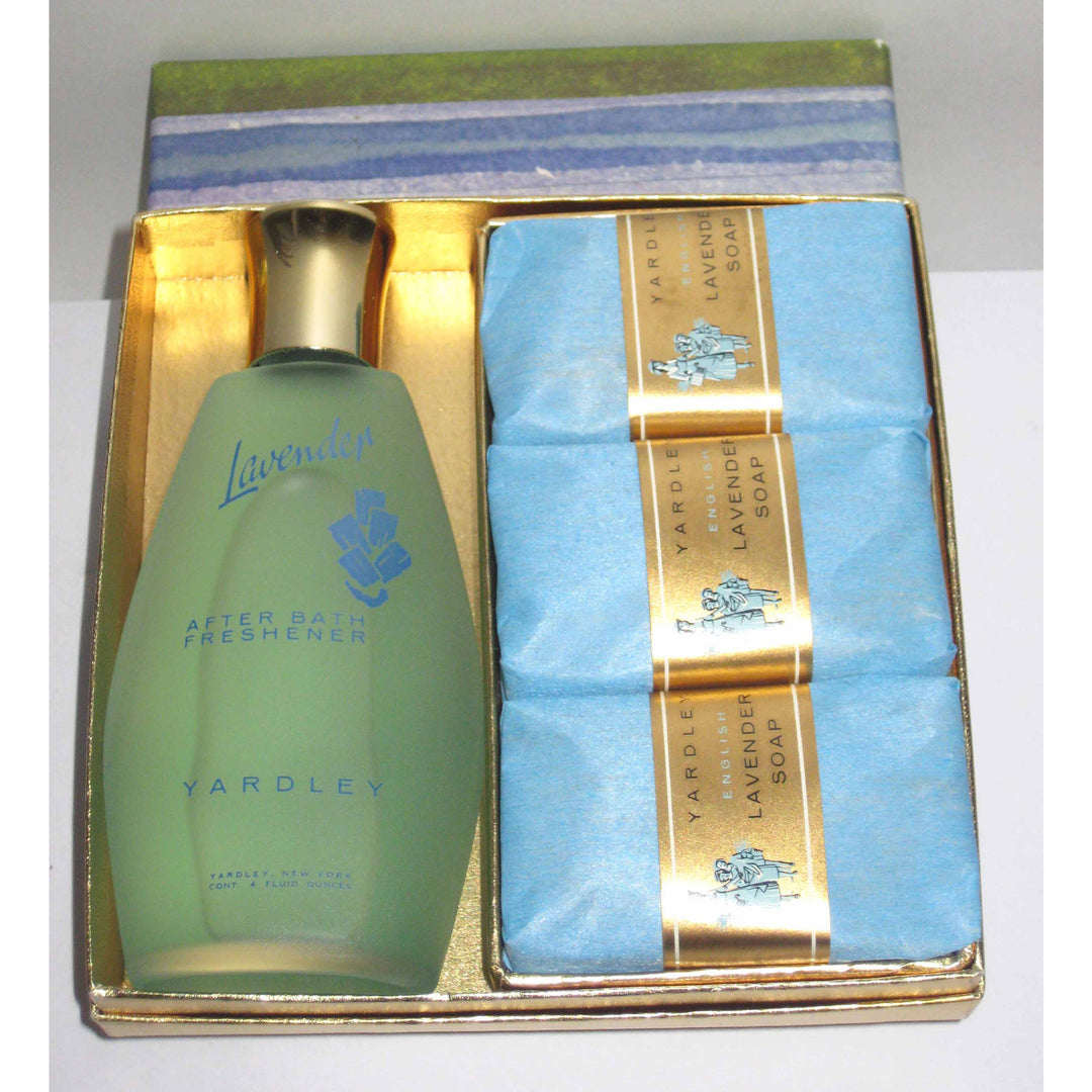 Vintage English Lavender Bath Set By Yardley