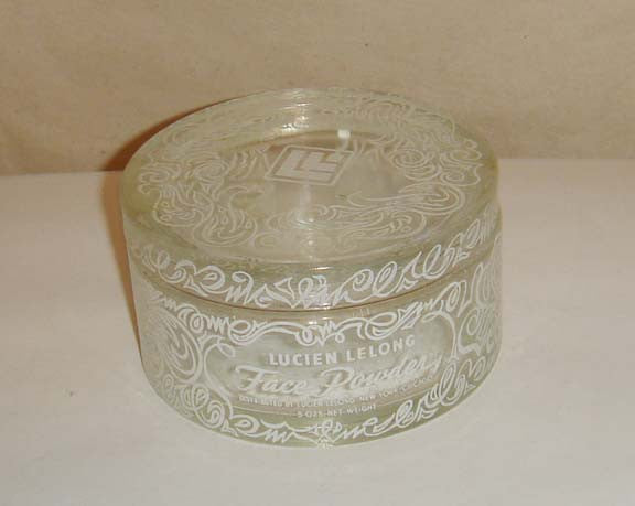 Lucien Lelong Face Powder Glass Jar