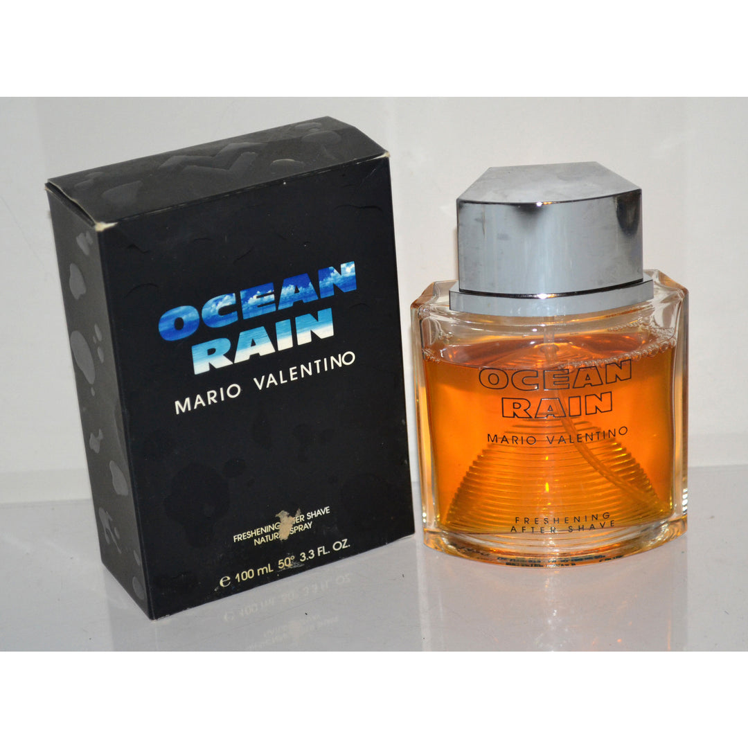 Vintage Ocean Rain After Shave By Mario Valentino 