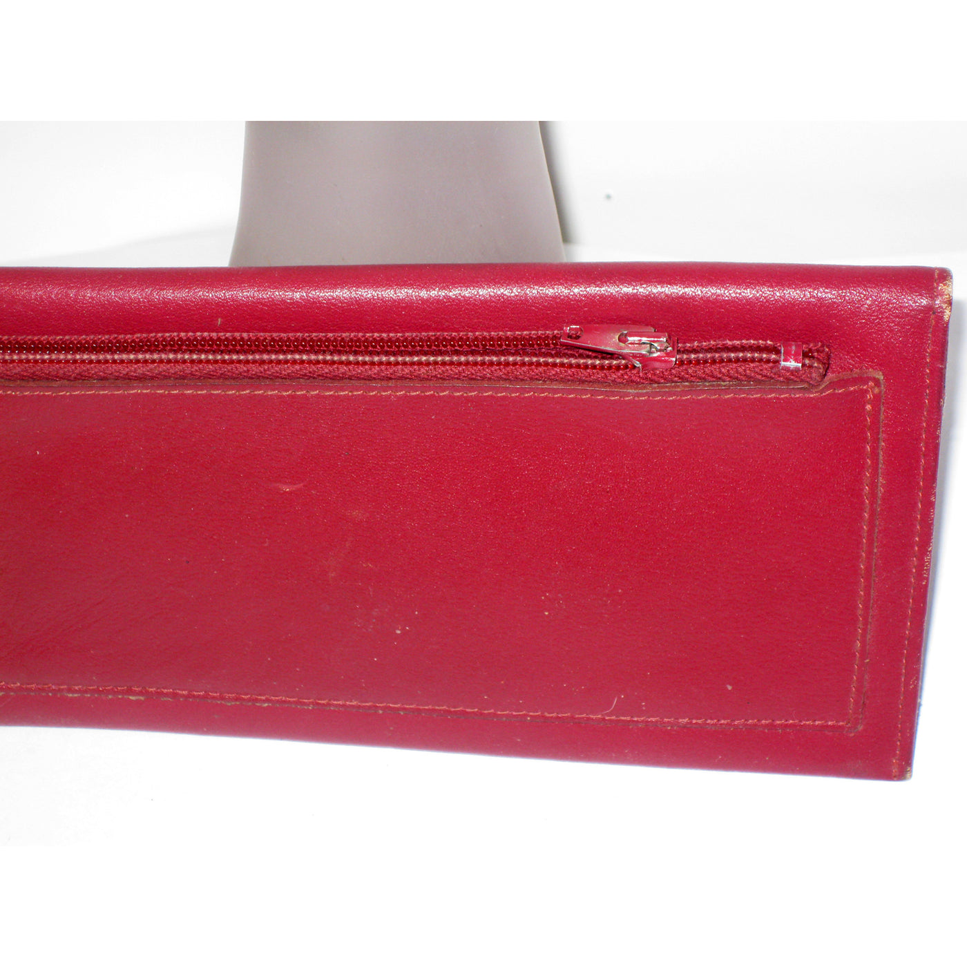 Vintage Red Leather Wallet By Bond Street Original – Quirky Finds