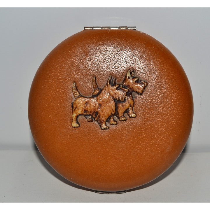 Mini Scotty Dog in a Christmas Tin - Folksy Mini Scotty Dog in a Christmas Tin - Folksy