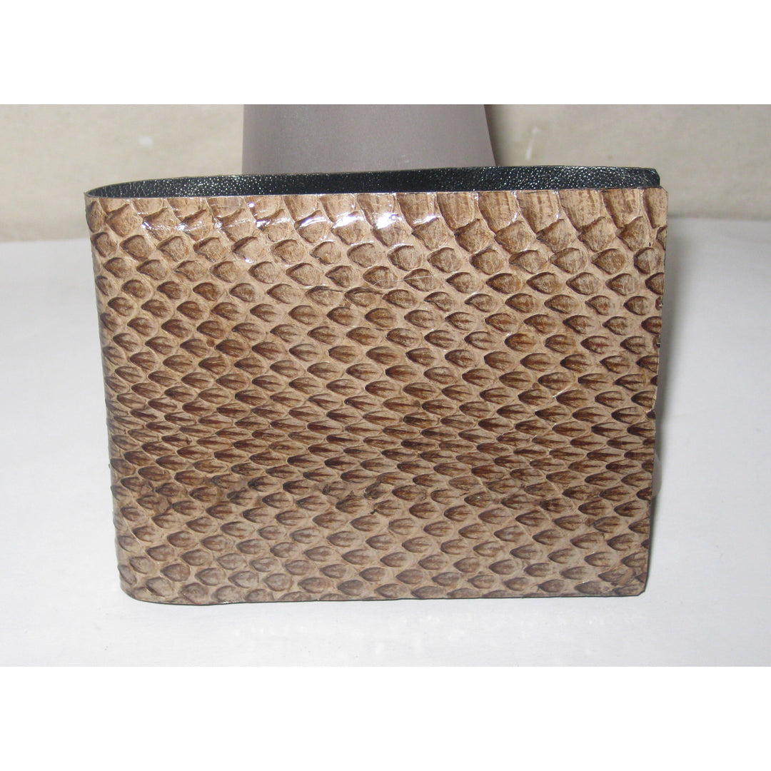 Vintage Brown Reptile Skin Coin Purse