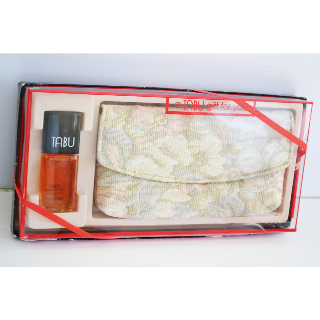 Vintage Tabu Cologne & Wallet Set By Dana 