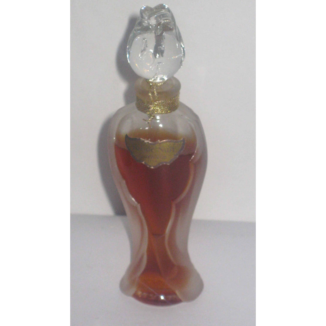 Vintage Guerlain Vol De Nuit Perfume Rosebud Bottle