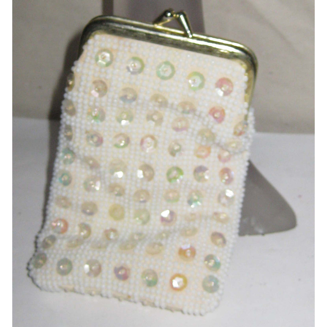 Vintage Beaded & Sequined Cigarette Purse